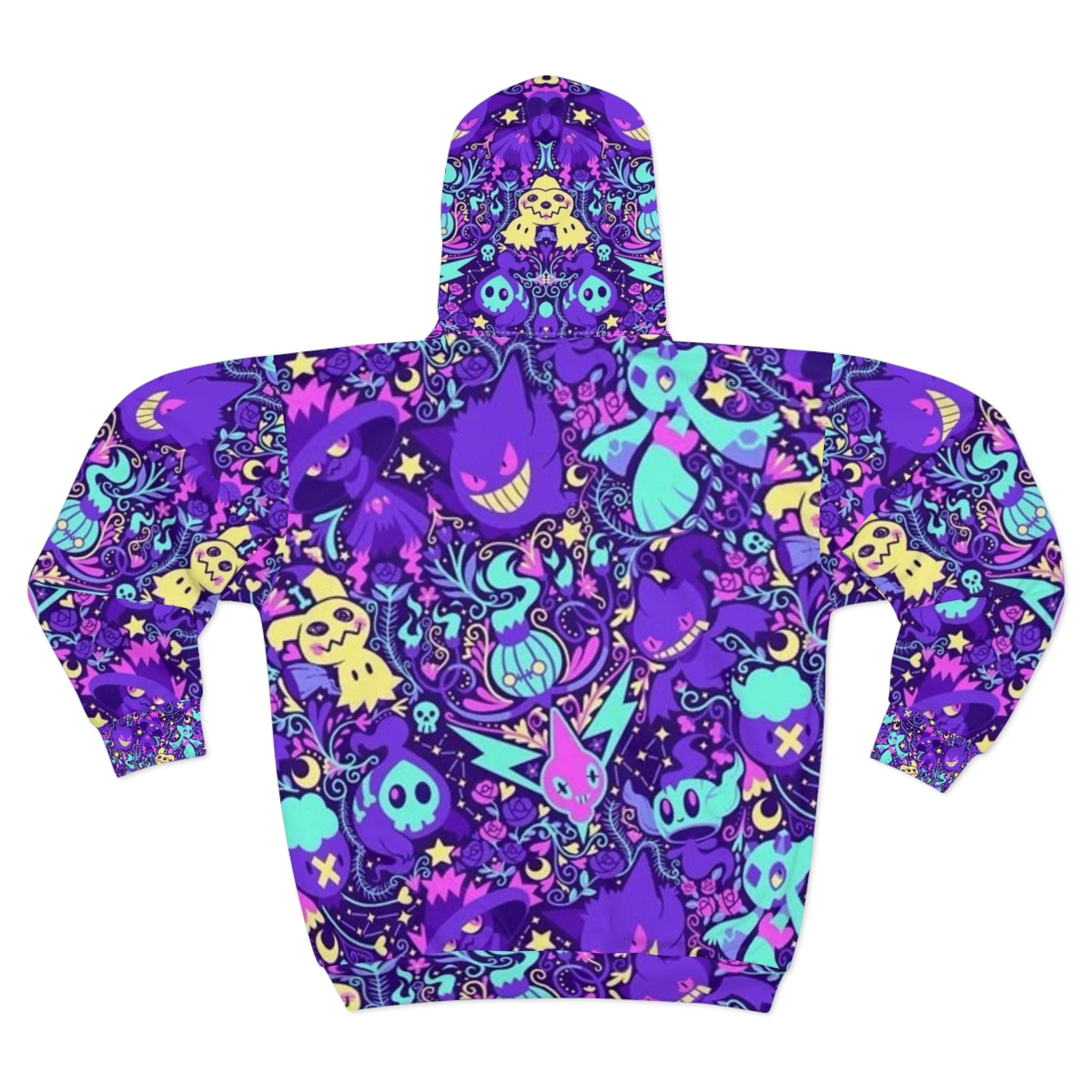 G-g-ghosts Unisex Zip Hoodie (AOP)