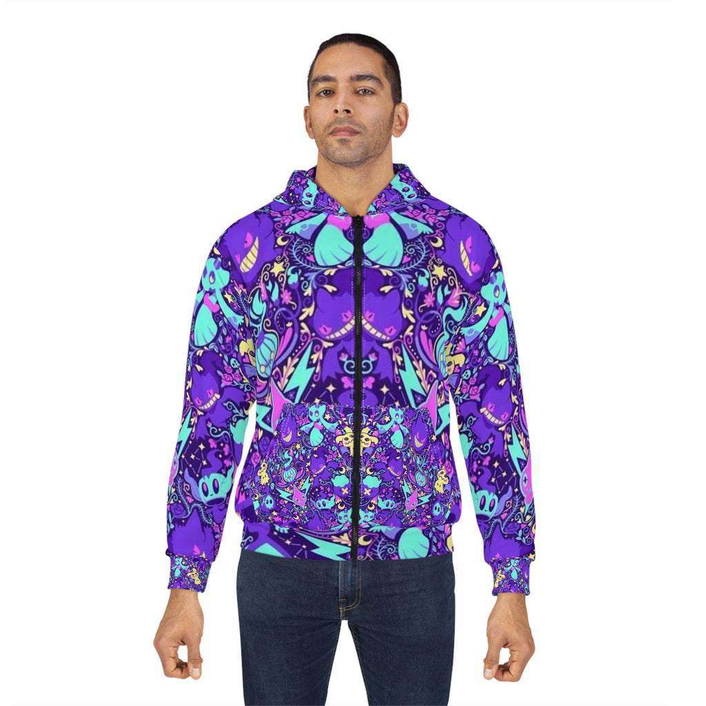 G-g-ghosts Unisex Zip Hoodie (AOP)