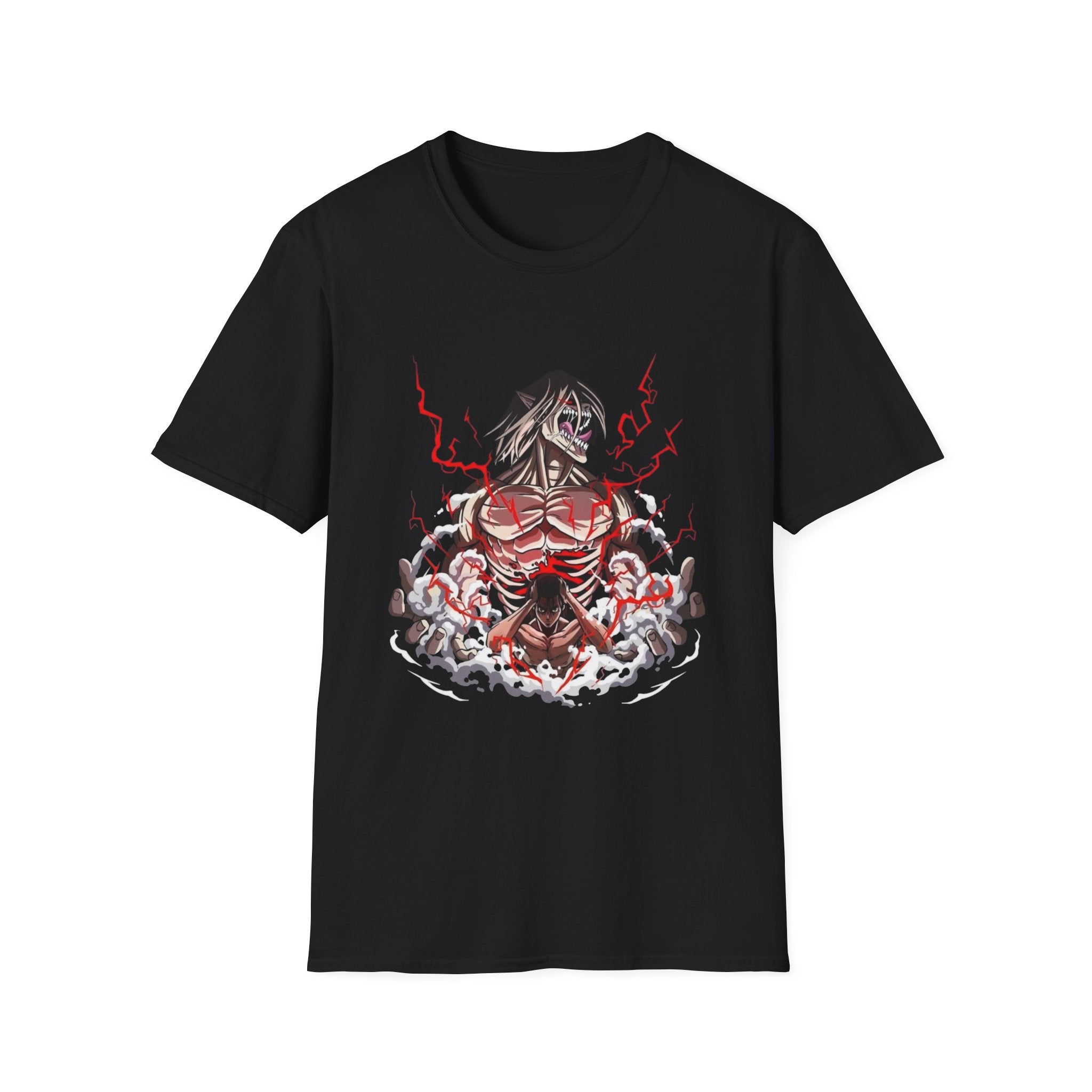 attack titan Unisex Softstyle T-Shirt - DoubleDCollectables