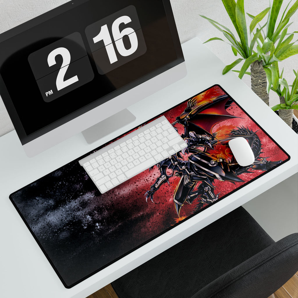 Red flare playmat / computer mat