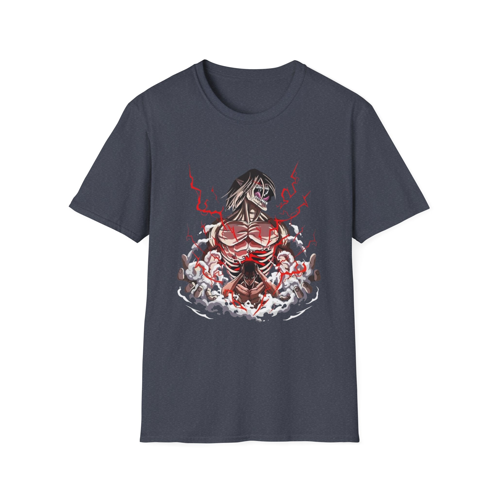 attack titan Unisex Softstyle T-Shirt - DoubleDCollectables