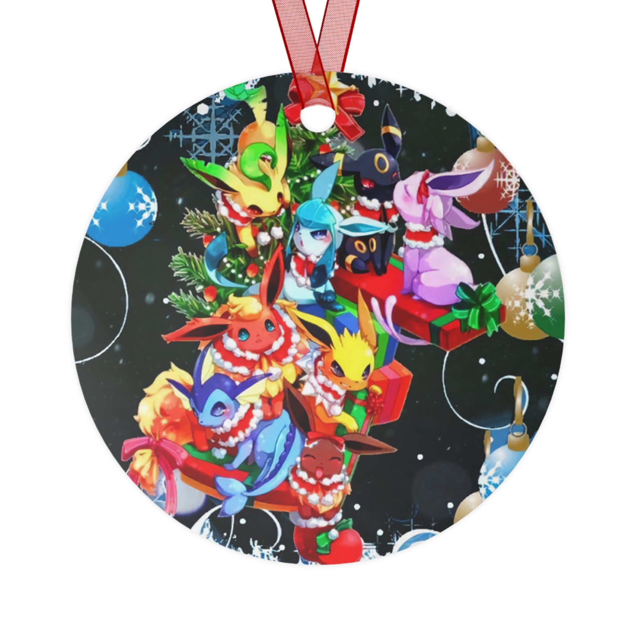Eeveemas Metal Ornaments