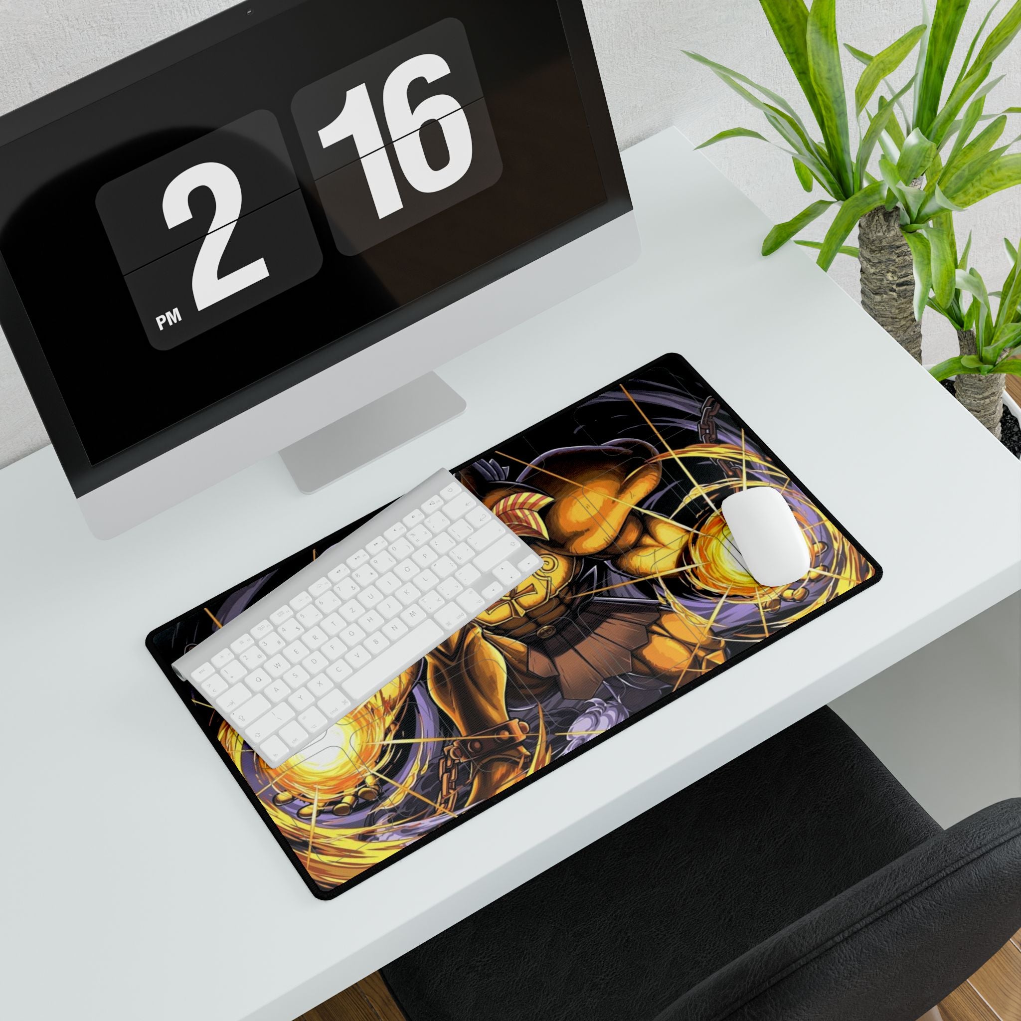 Oblitorated playmat/computer mat