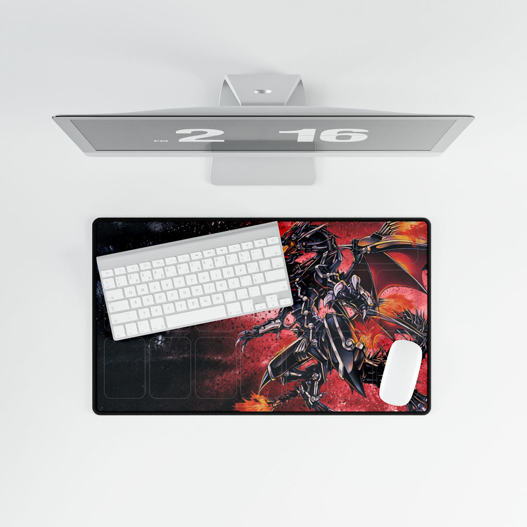 Red flare playmat / computer mat