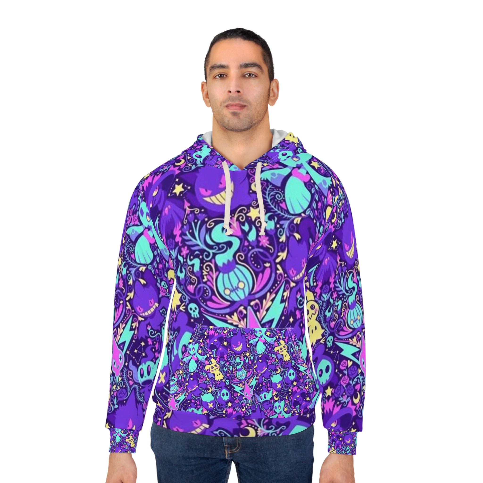 There be ghosts Unisex Pullover Hoodie (AOP)