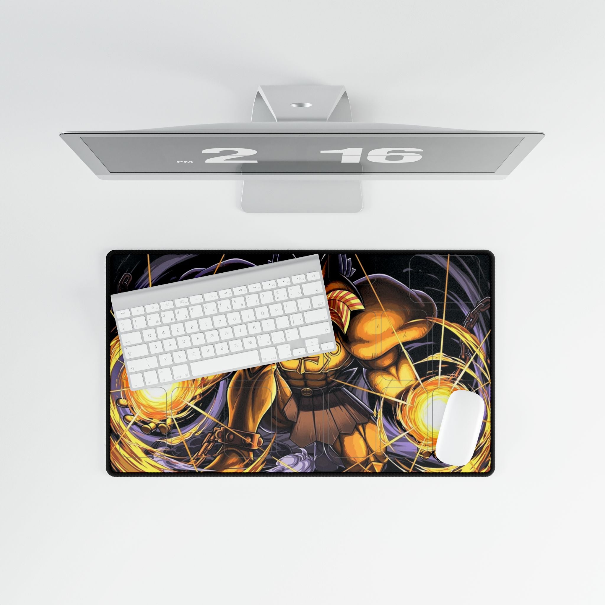 Oblitorated playmat/computer mat