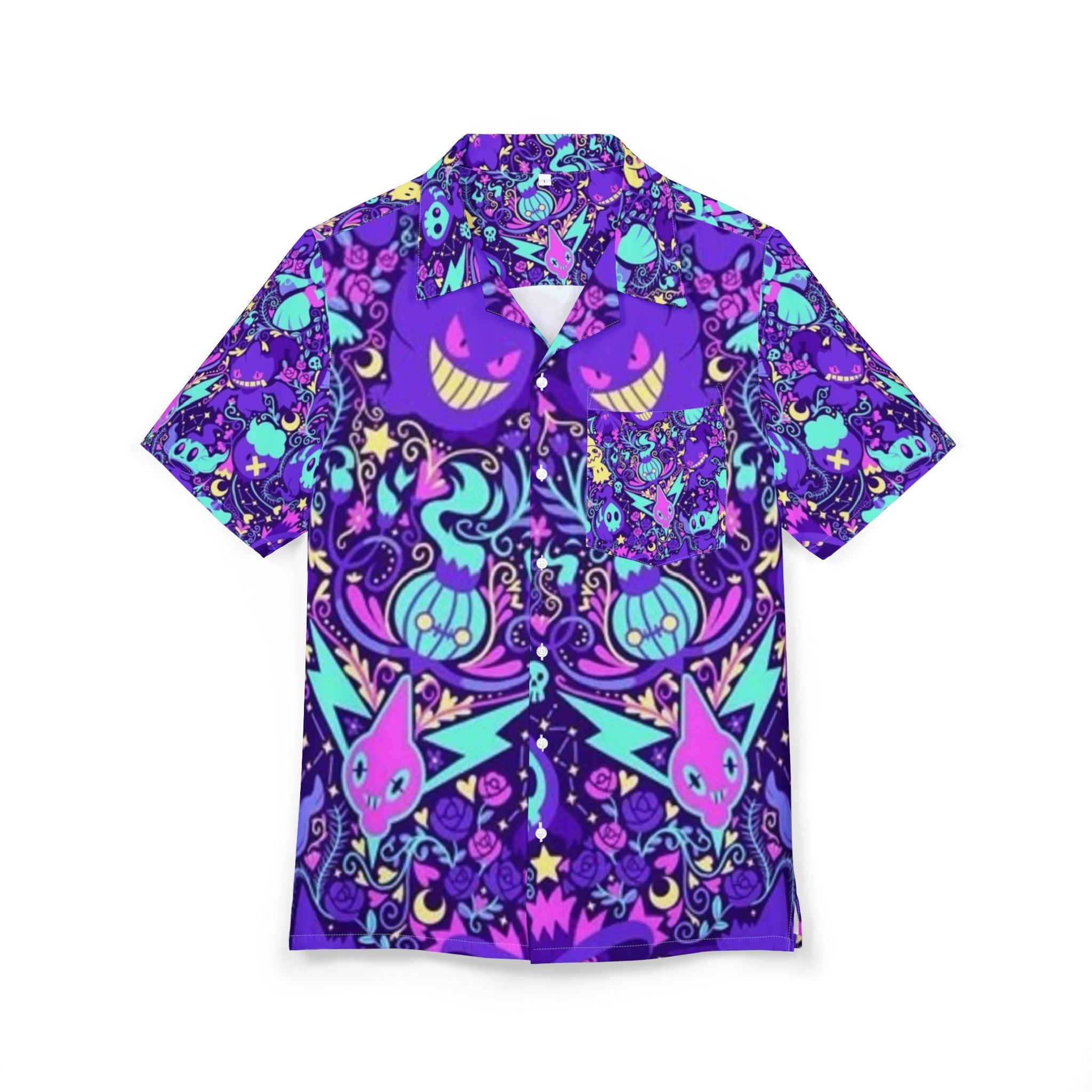 There be ghosts Unisex Hawaiian shirt - DoubleDCollectables