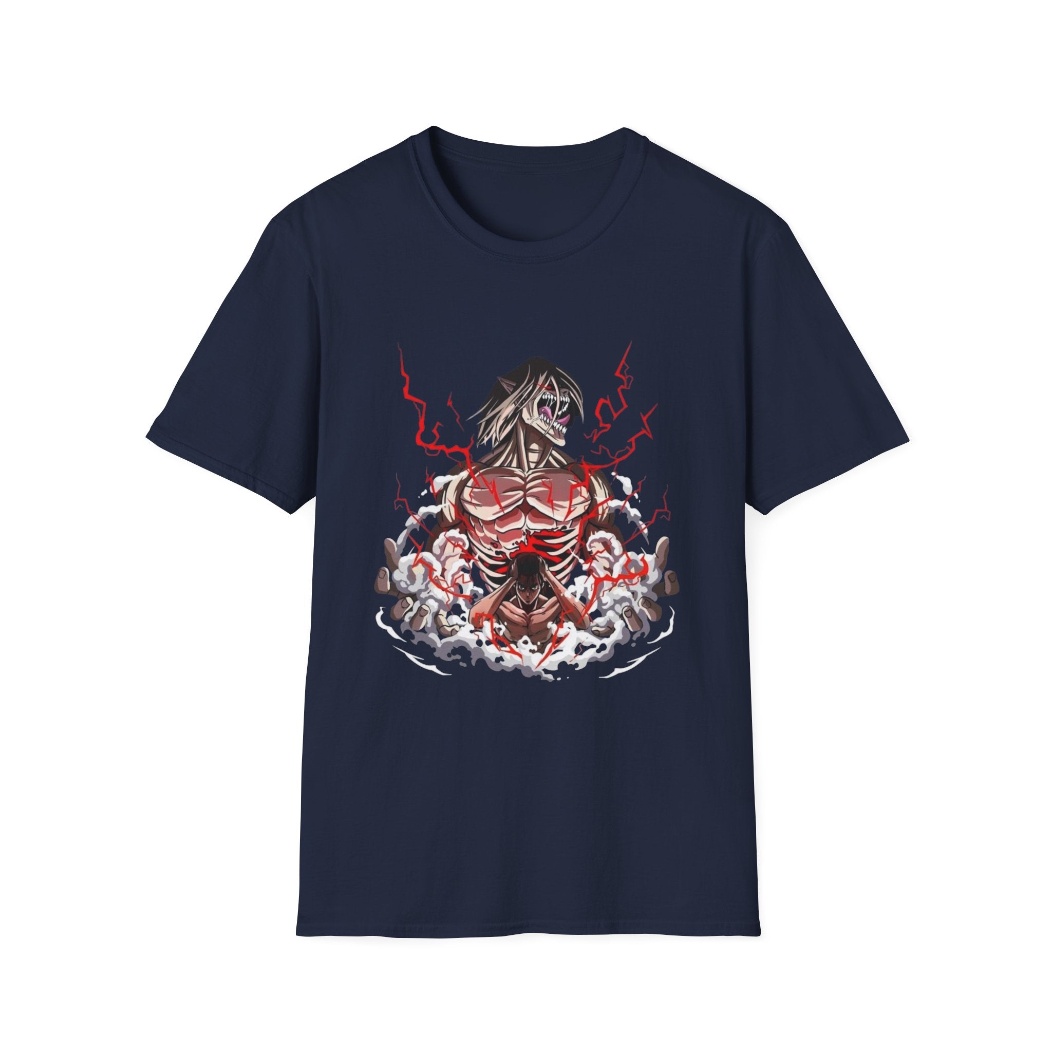 attack titan Unisex Softstyle T-Shirt - DoubleDCollectables