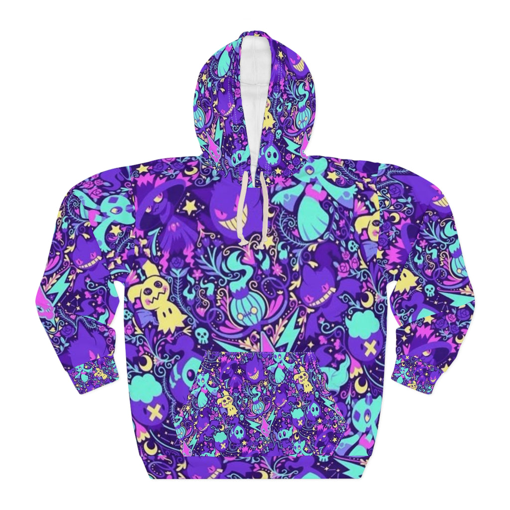 There be ghosts Unisex Pullover Hoodie (AOP)