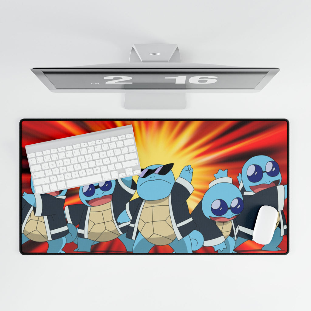 Poke squirtle squad goals playmat/computer mat