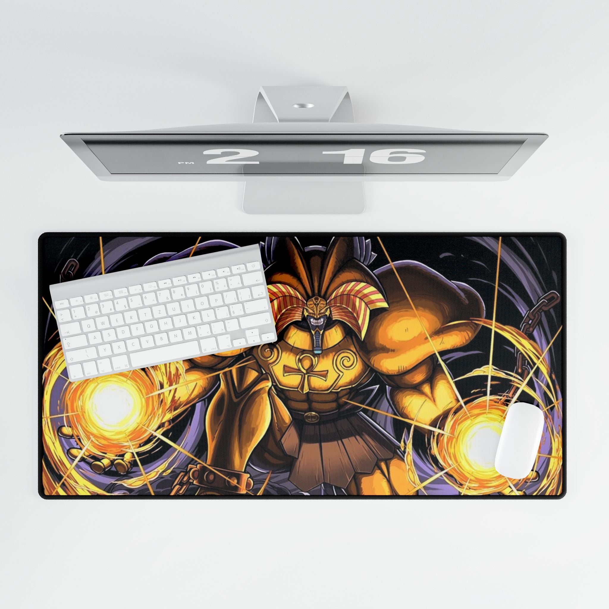 Oblitorated playmat/computer mat