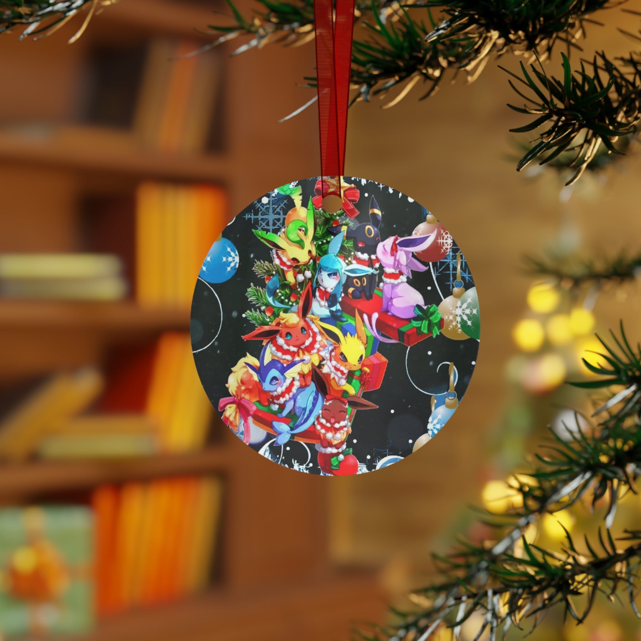 Eeveemas Metal Ornaments