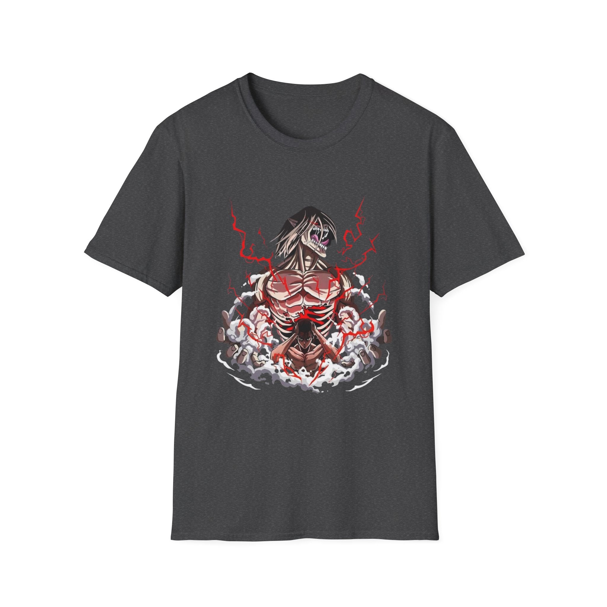 attack titan Unisex Softstyle T-Shirt - DoubleDCollectables