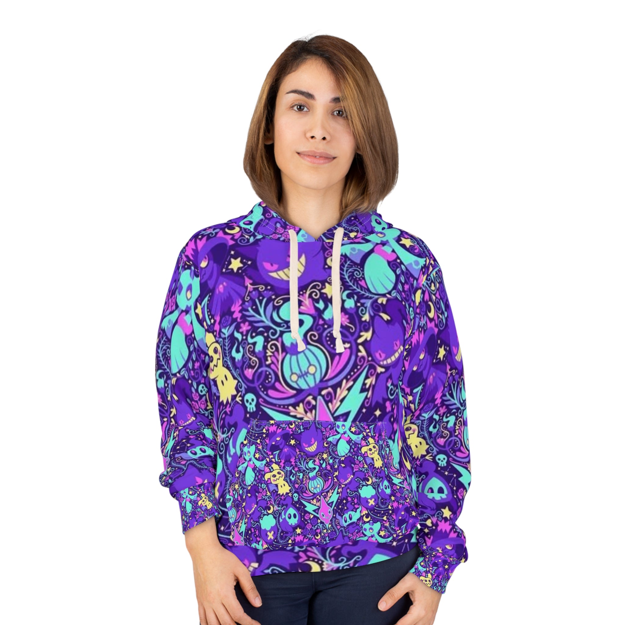 There be ghosts Unisex Pullover Hoodie (AOP)