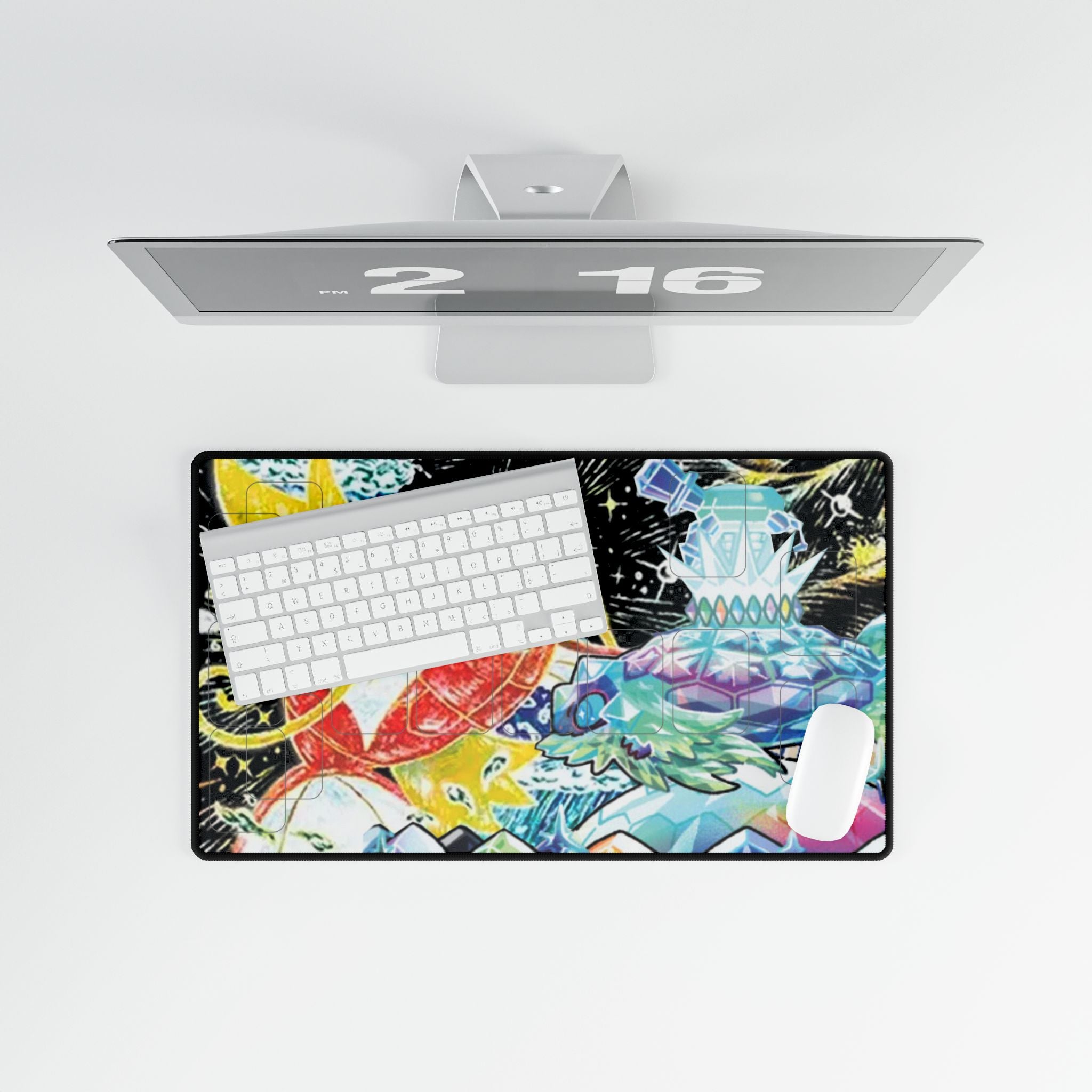 Crystal carp playmat/computer mat